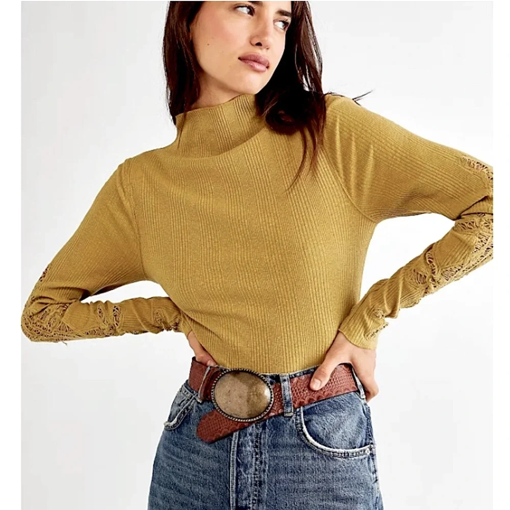 Free People Ready To Go Cuff Top